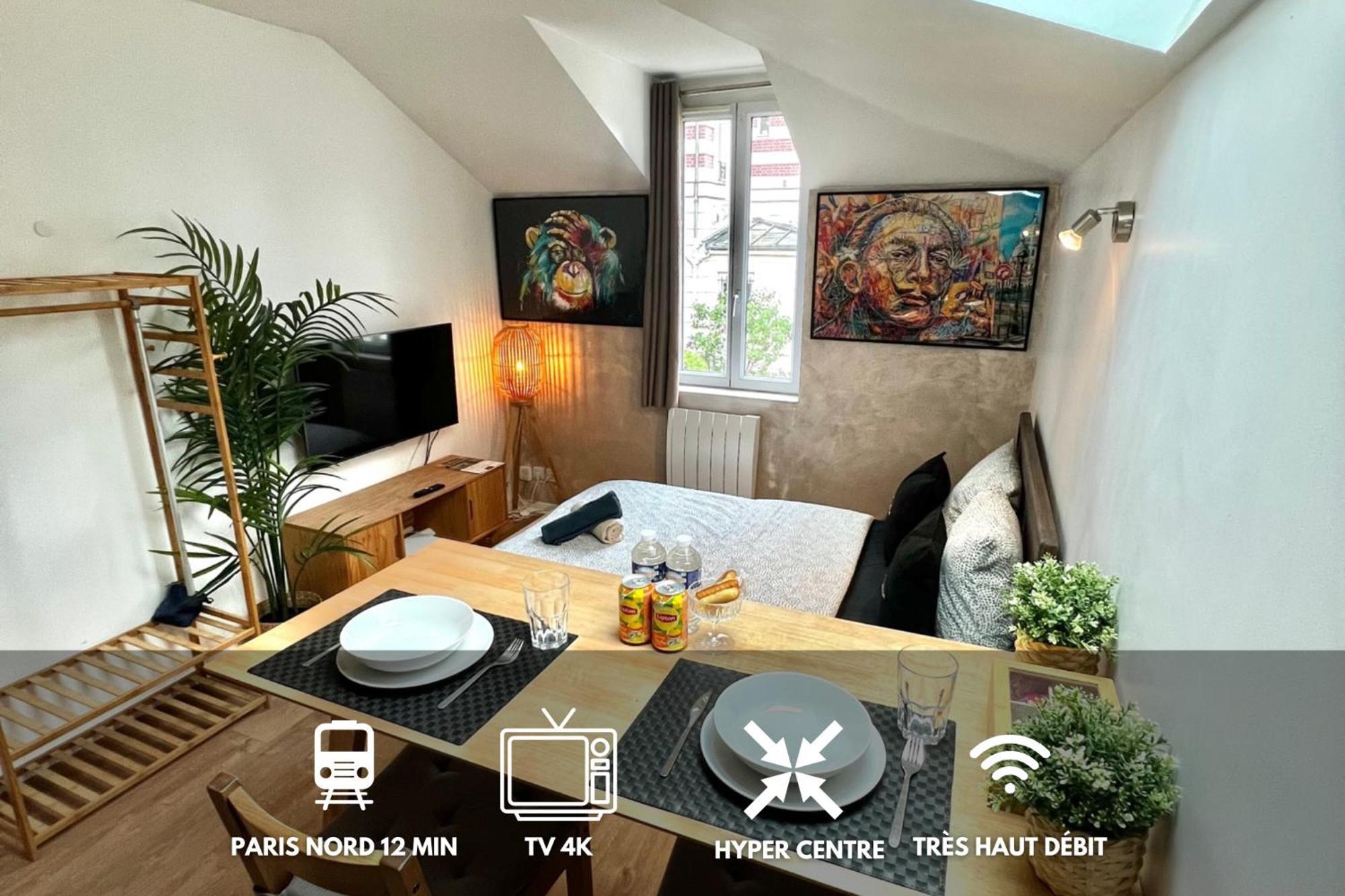 Studio Douillet Hypercentre 12 Min De Paris أُنْريا لي با المظهر الخارجي الصورة